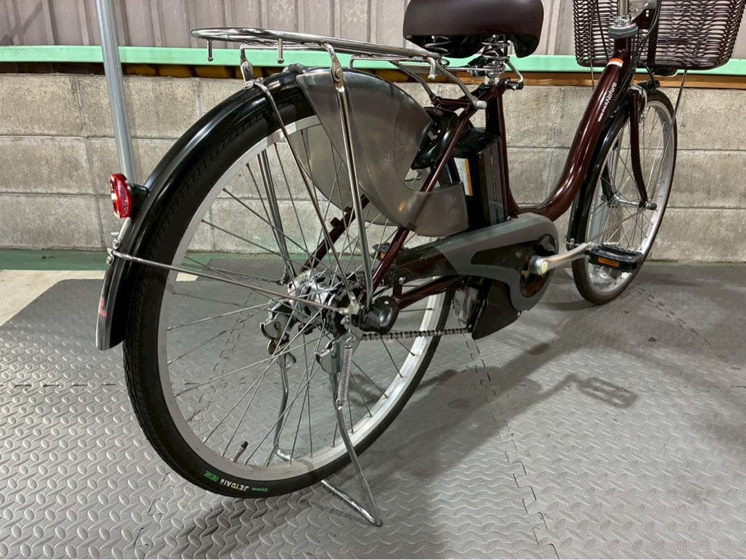 №8608電動自転車 ヤマハ パスナチュラ 26インチ✨良品バッテリー✨