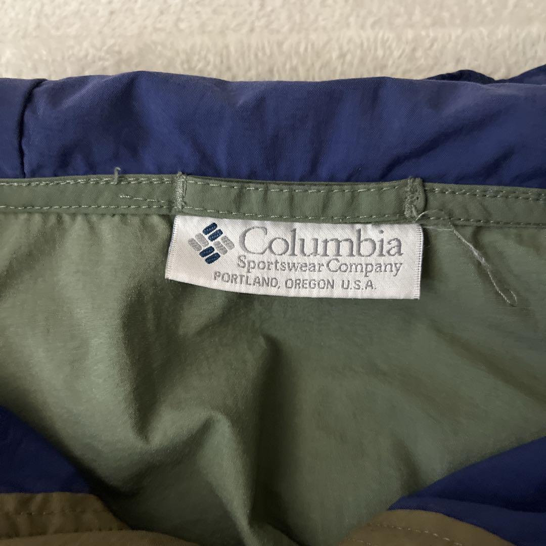 90s Columbia コロンビアアノラックパーカー ナイロンジャケット