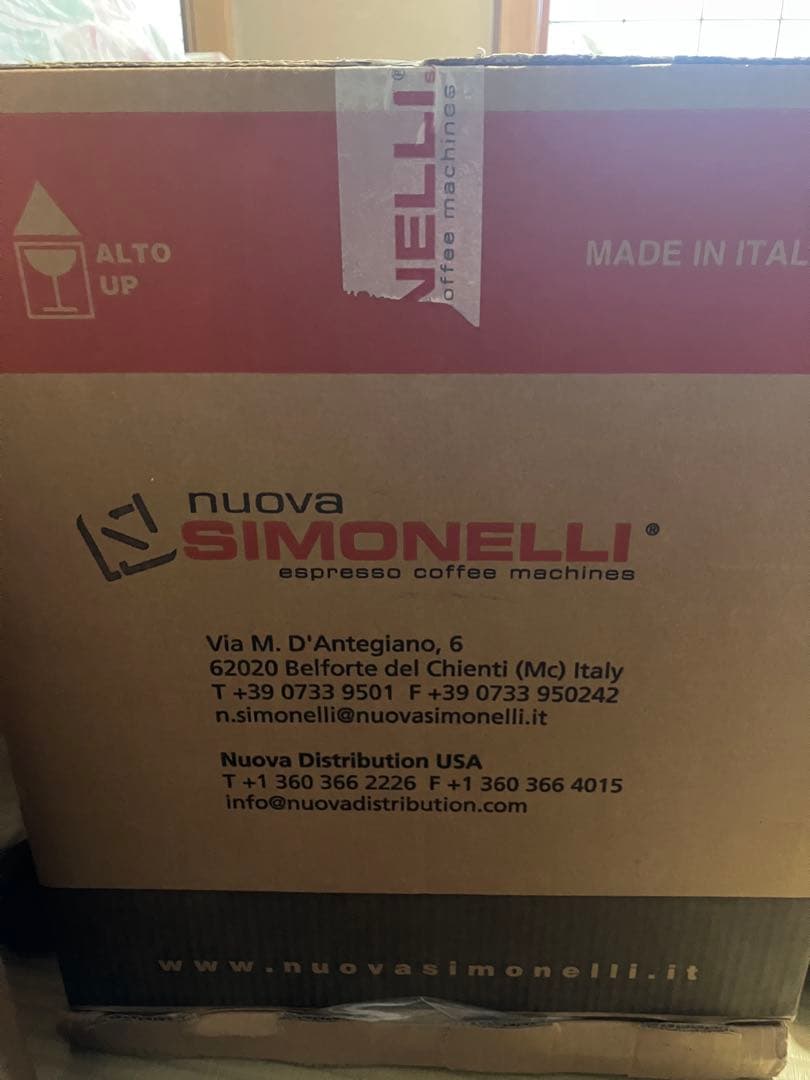 新品　シモネリ SIMONELLI エスプレッソマシーン　MUSICA LUX