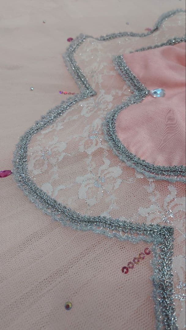 【ドルシネア、金平糖、オーロラ姫 チャコット・バレエ衣裳 袖飾り付き・美品 ５号