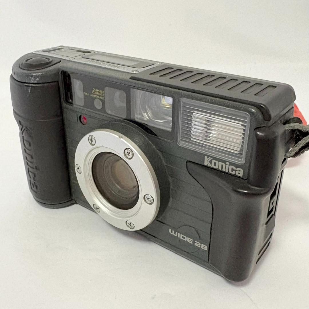 【完全動作】 Konica 現場監督 WIDE 28 フィルムカメラ #455