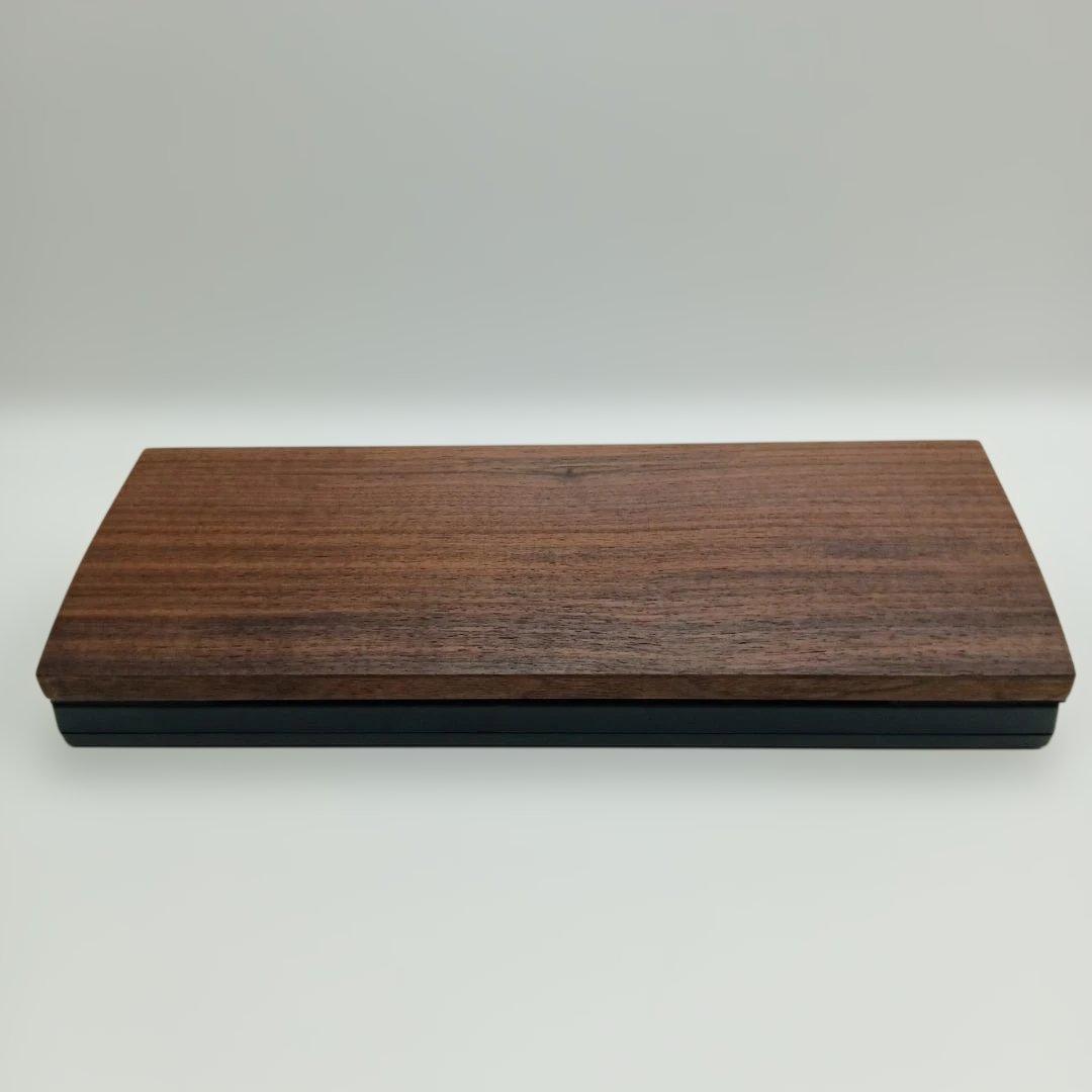 無垢材ウォルナットHHKB用 手作りパームレスト兼キーボードルーフ オスモW