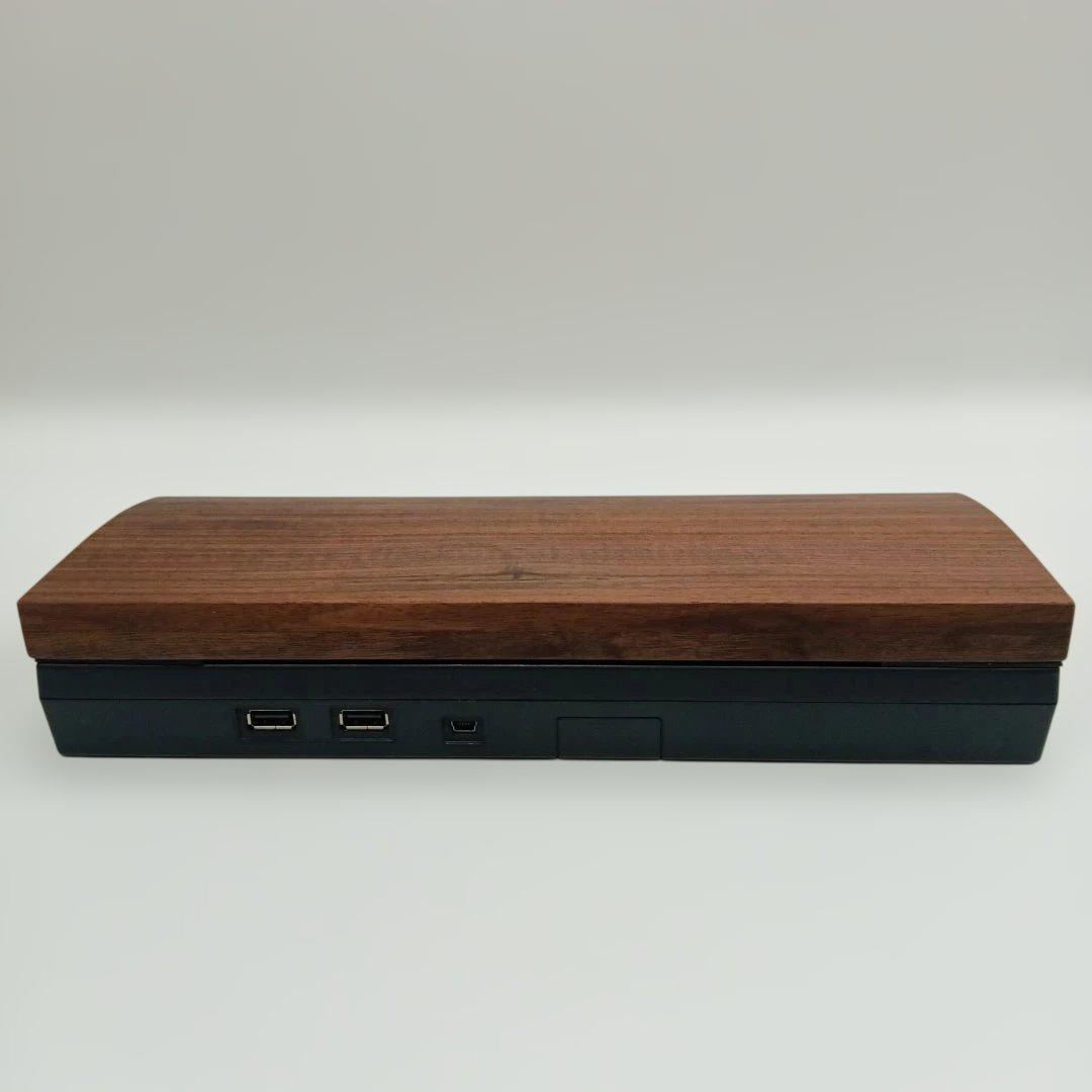 無垢材ウォルナットHHKB用 手作りパームレスト兼キーボードルーフ オスモW