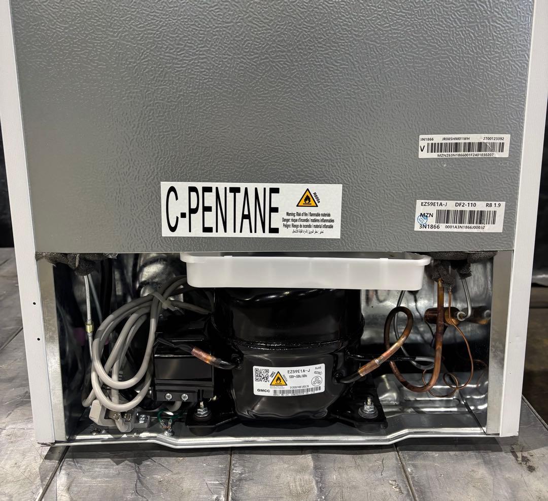 マクスゼン　冷凍　冷蔵庫　JR085HM01WH 85L 2024年製