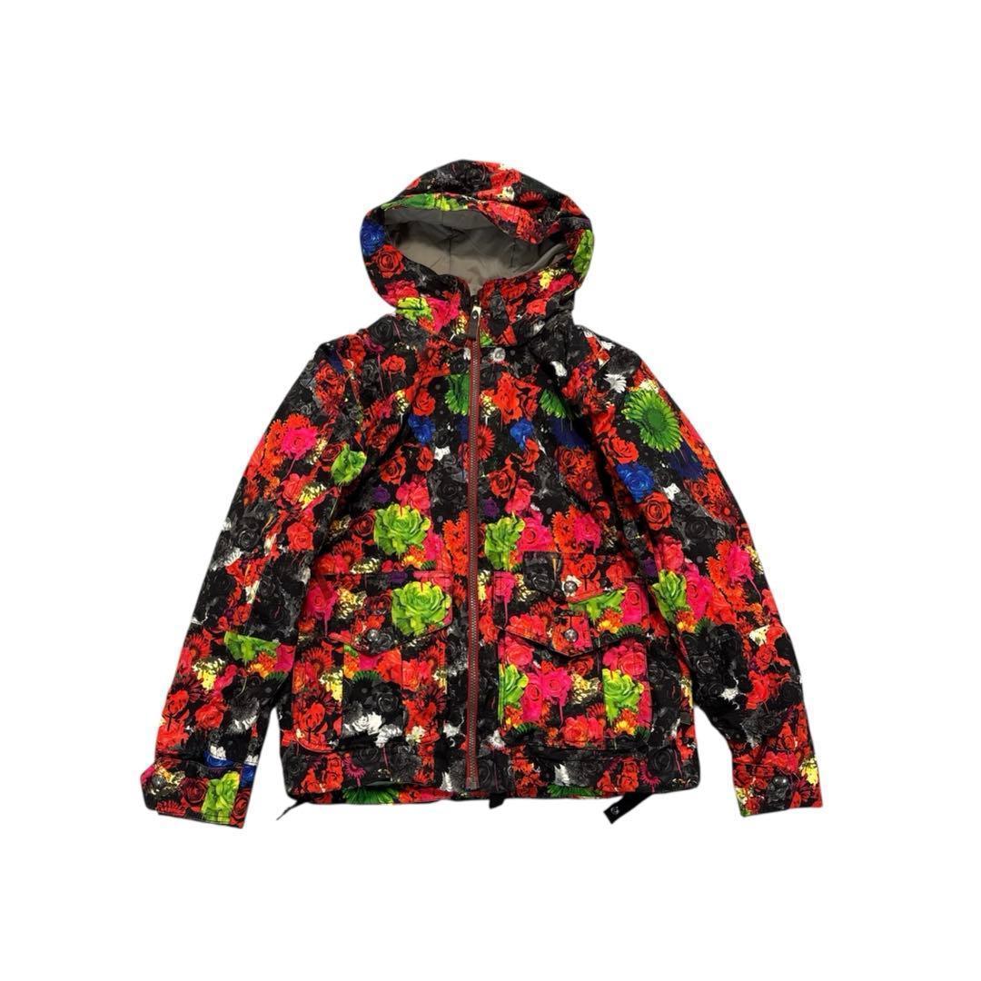 バートン　スノボジャケット　S 花柄　WB METHODJK レディース