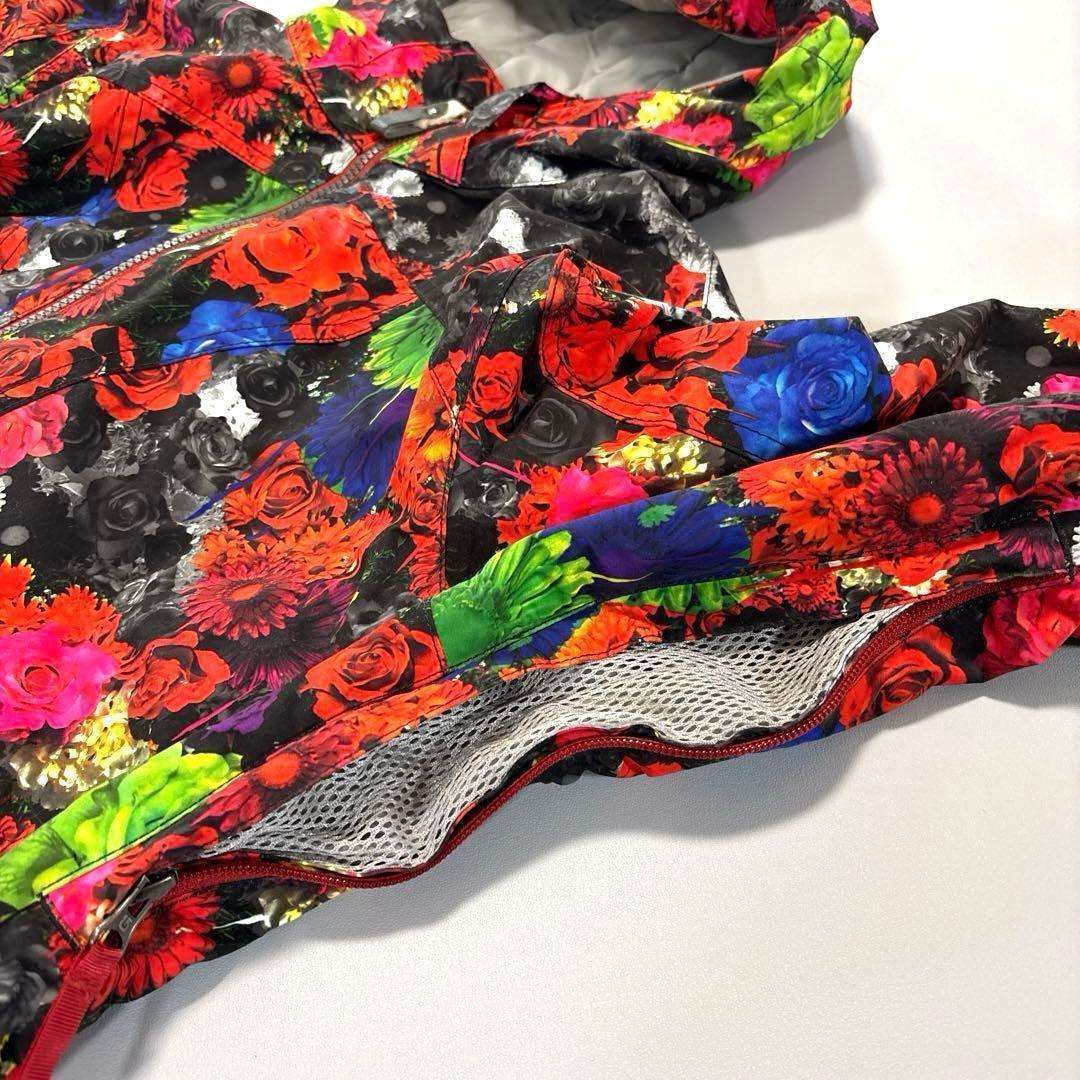 バートン　スノボジャケット　S 花柄　WB METHODJK レディース