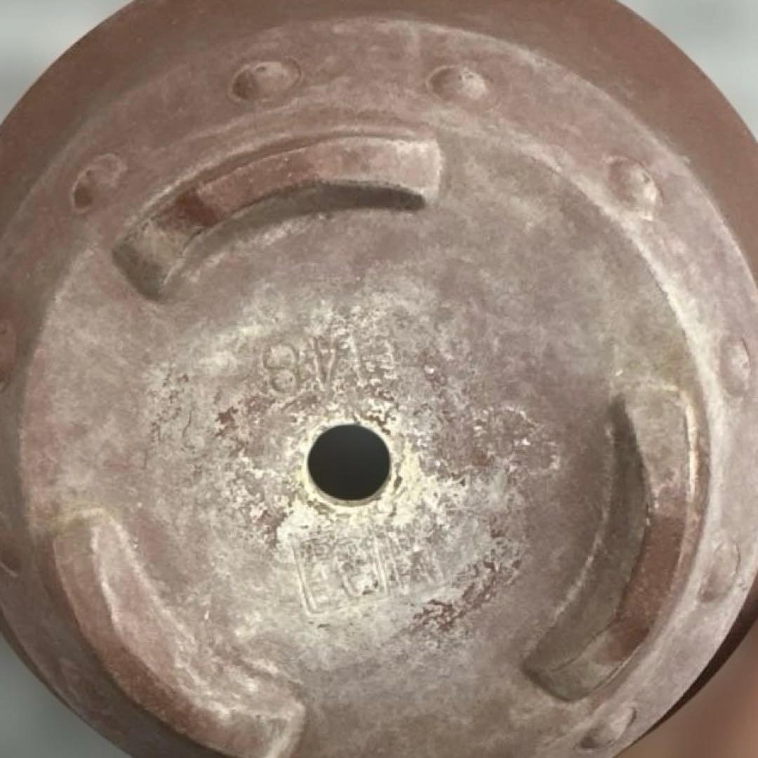 中国鉢2点セット！　刻印入りと針彫りの支那鉢　盆栽