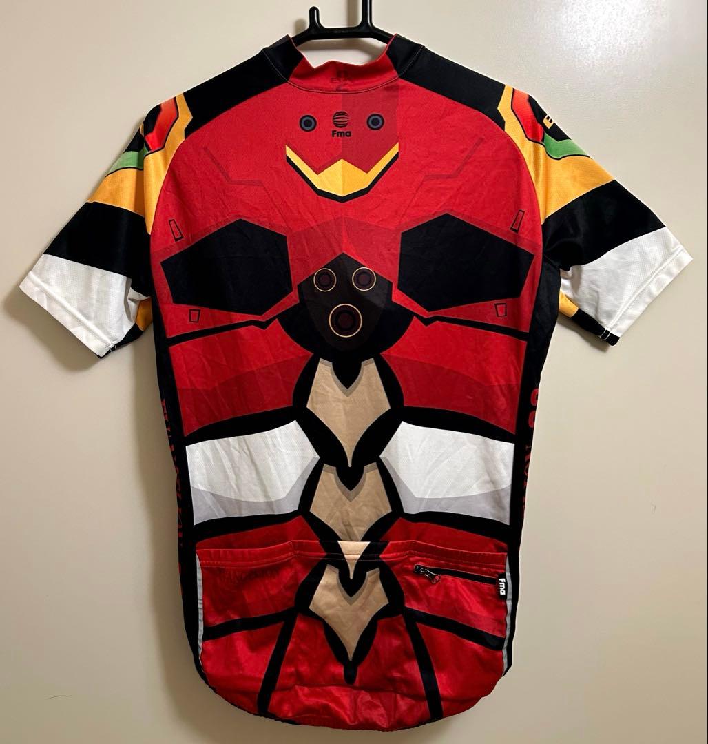 エヴァンゲリヲン新劇場版　サイクルジャージ　弐号機　おそらくM サンボルト