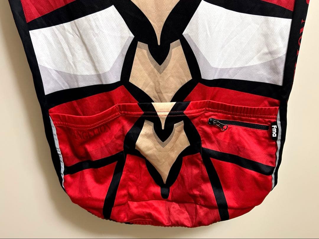 エヴァンゲリヲン新劇場版　サイクルジャージ　弐号機　おそらくM サンボルト