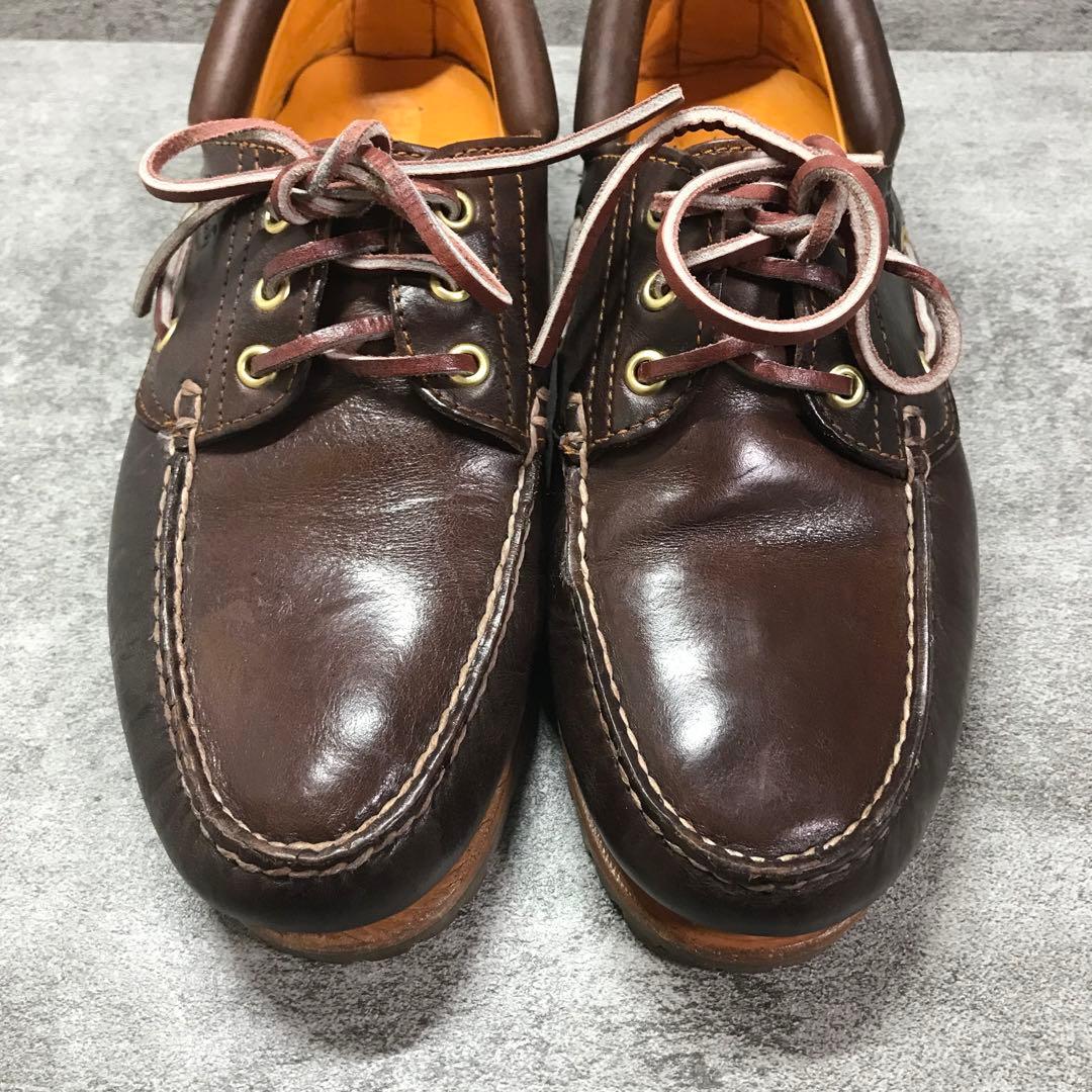 美品　ティンバーランド 3EYE デッキシューズ 30003 25cm 茶
