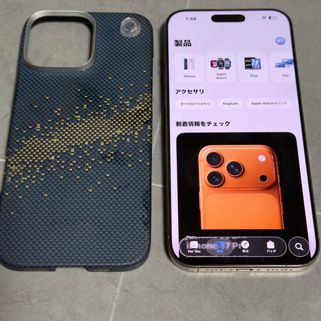 iPhone 16 Pro Max 512gb デザートチタニウム ケース付