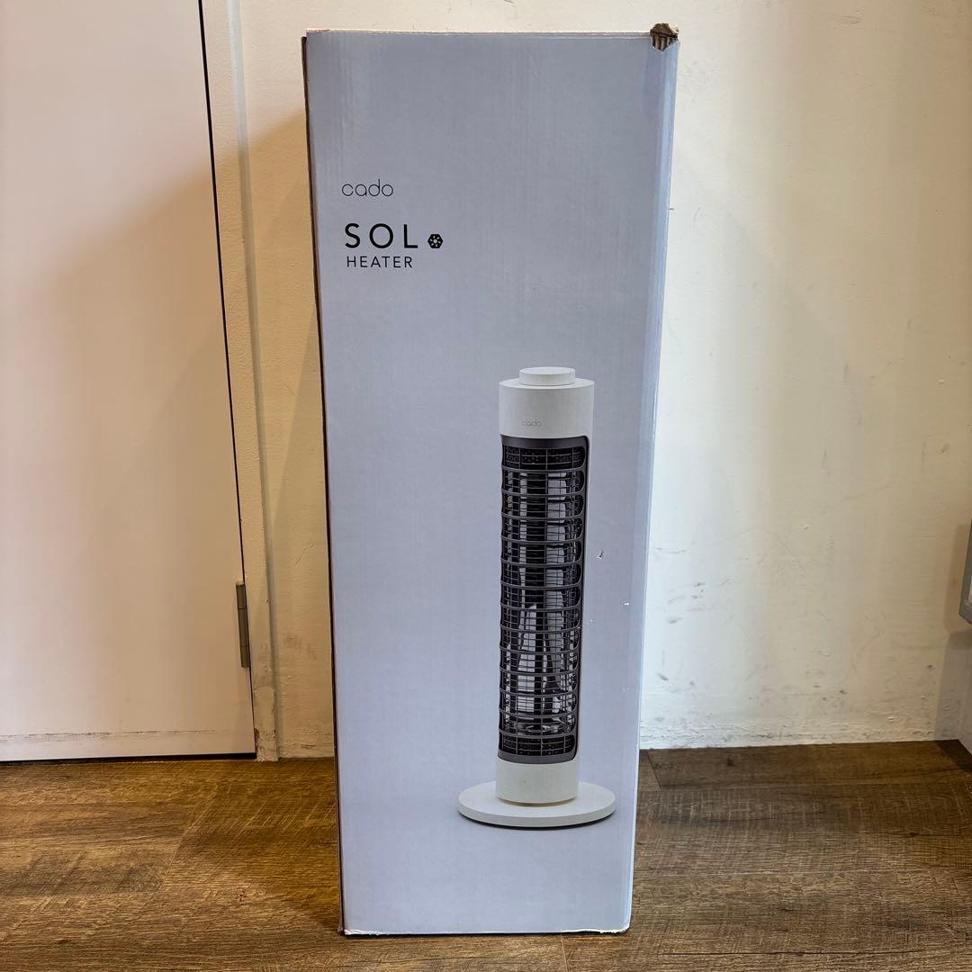 cado カドー 電気ヒーター ストーブ グレー SOL-001