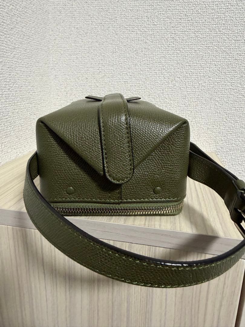 Valextra オリーブグリーン トリックトラック