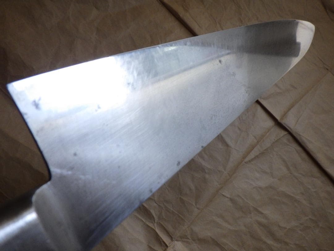 ミソノ★サンドヴック社製スウェーデン鋼ナイフ牛刀包丁刃渡り325ｍｍ