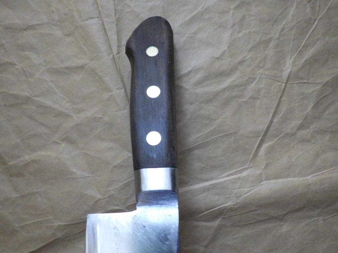 ミソノ★サンドヴック社製スウェーデン鋼ナイフ牛刀包丁刃渡り325ｍｍ