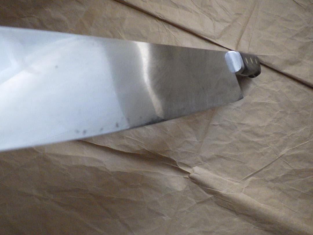 ミソノ★サンドヴック社製スウェーデン鋼ナイフ牛刀包丁刃渡り325ｍｍ