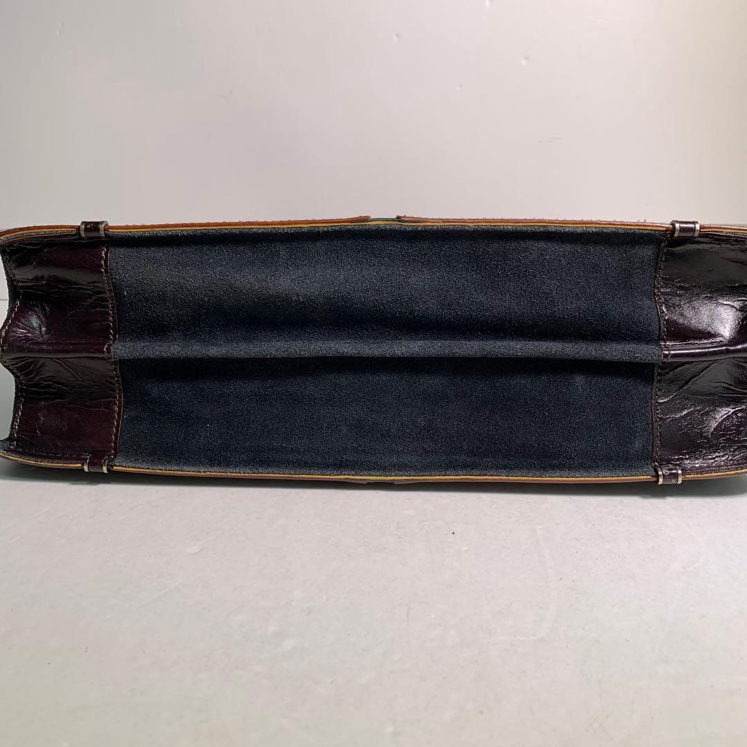 DRAWER ダレスバッグ FIVE WOODS 鍵付き レザー 林五 本革