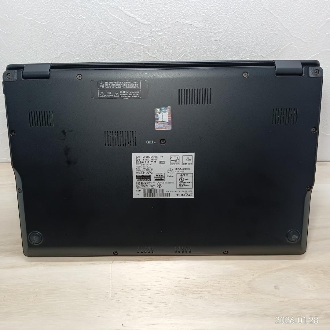 【上位モデル】✅美品　LIFEBOOK　U9311/F 軽量モバイルノート