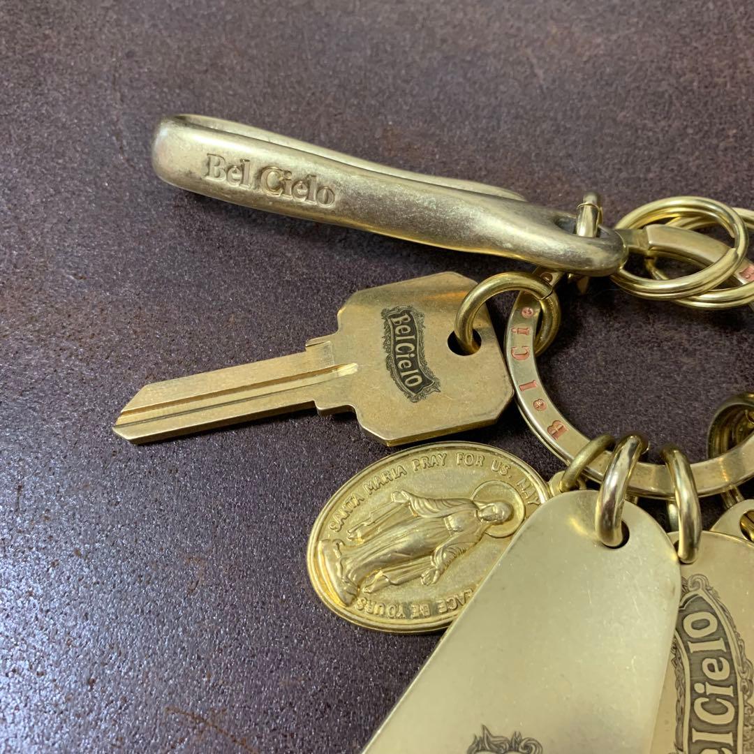 Bel Cielo　真鍮製　スモールシューホーンMIXキーホルダー