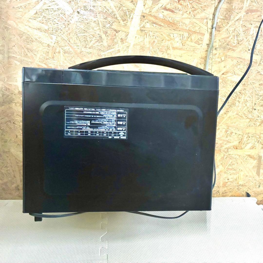 黒×ミラー調 アイリスオーヤマ オーブンレンジ 18L アイリスオーヤマ