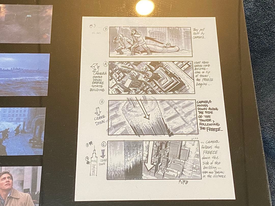 【希少】映画 デイアフタートゥモロー アートボード 絵コンテ