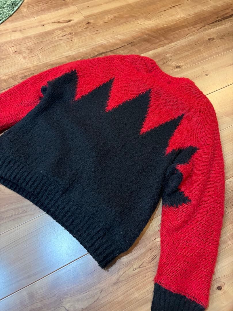 TENDERLOIN テンダーロイン ジグザグパターン ニットセーター