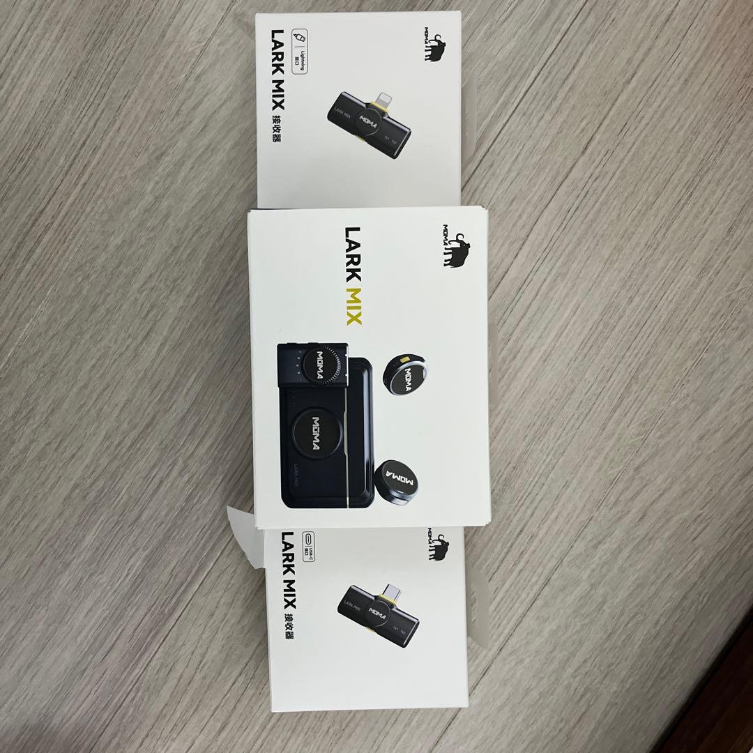 美品MOMA マイク猛玛 Lark MIX纽扣无线领夹式麦克风收音录音直播猛犸