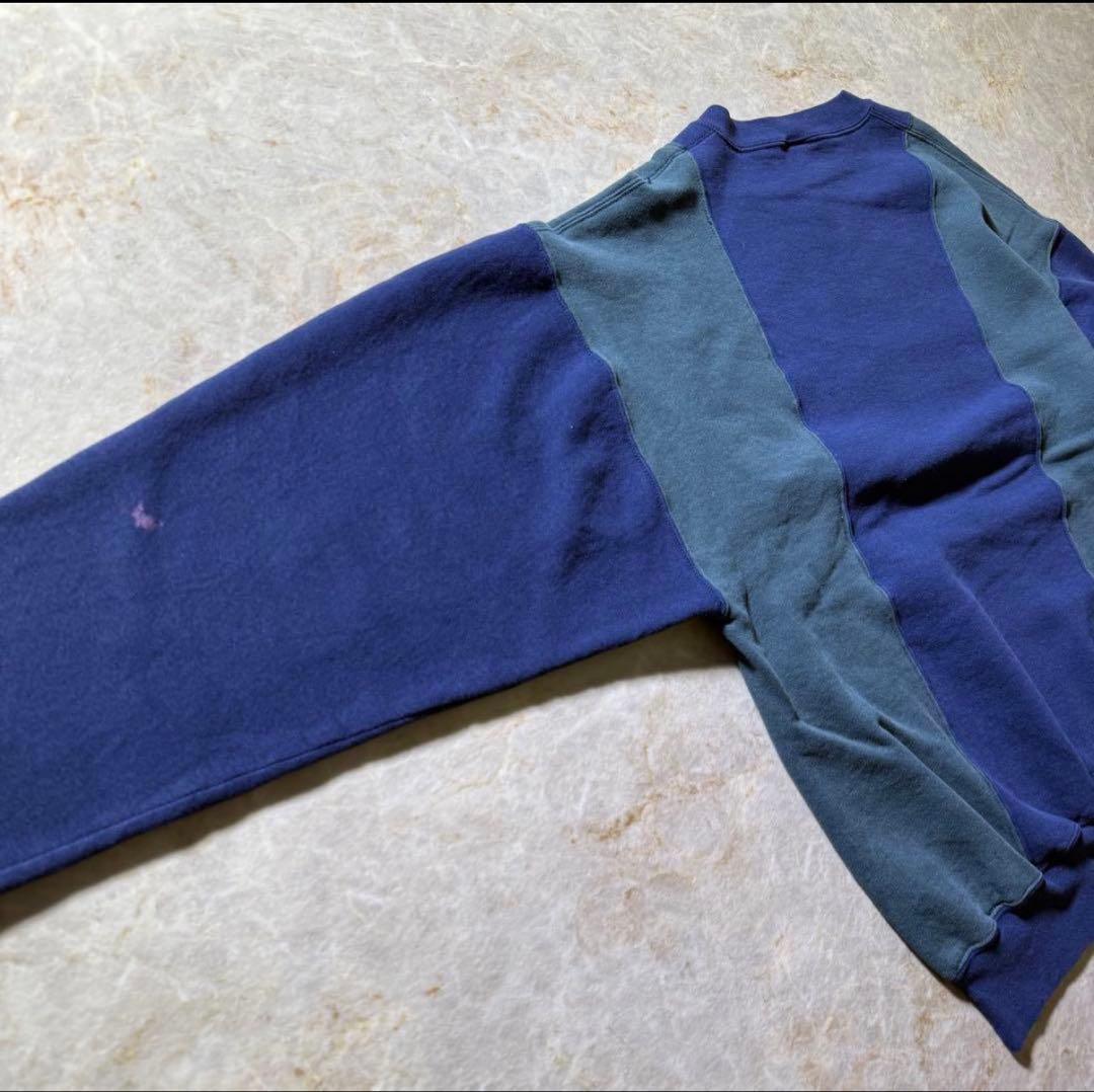 RUSSELL ATHLETICバイカラースウェット短丈USA製90s希少当時物