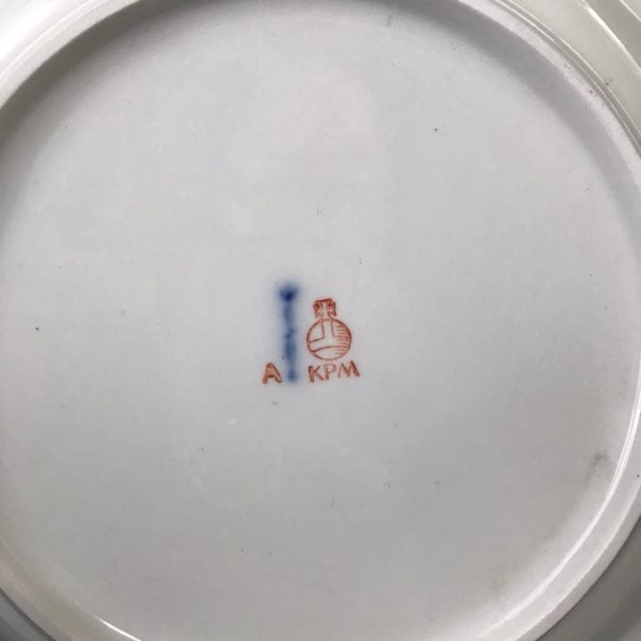 kpmベルリン 透かし 蝶と花 ピアスプレート