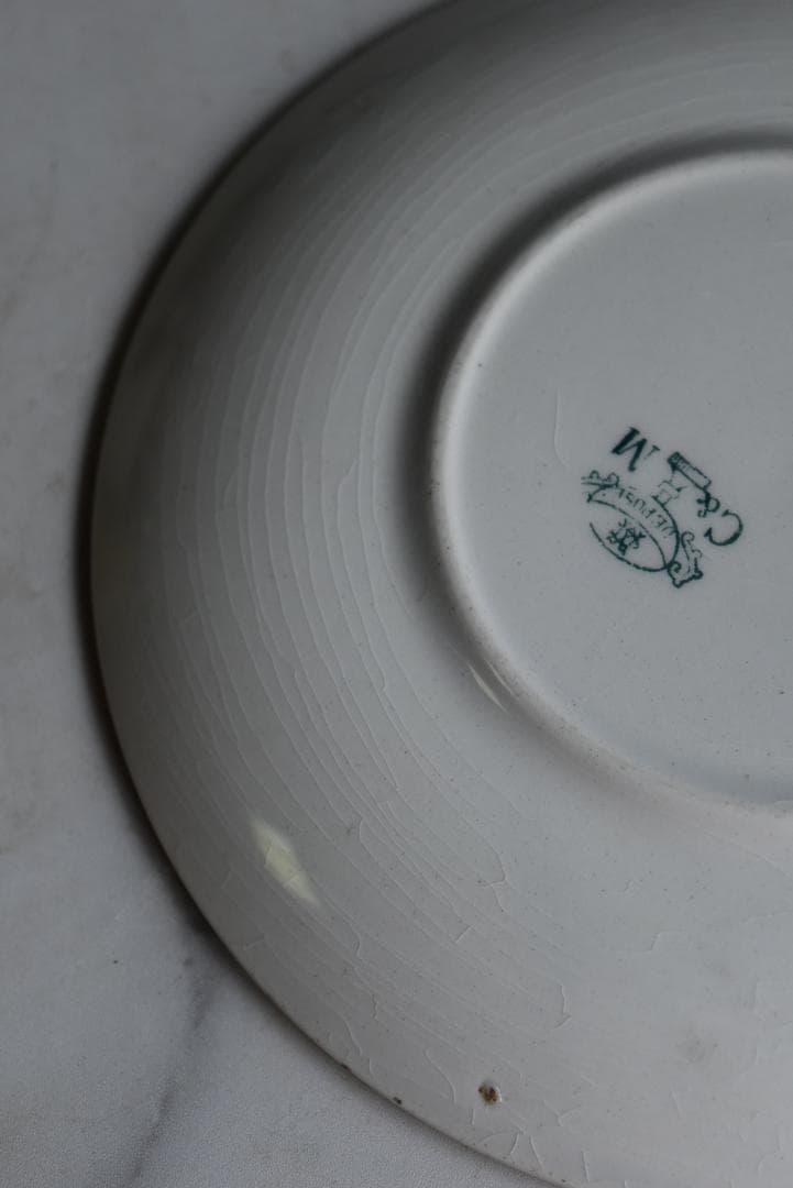 美品クレイユモントロー　ミュゲ　すずらん皿　プレート　フランスアンティーク