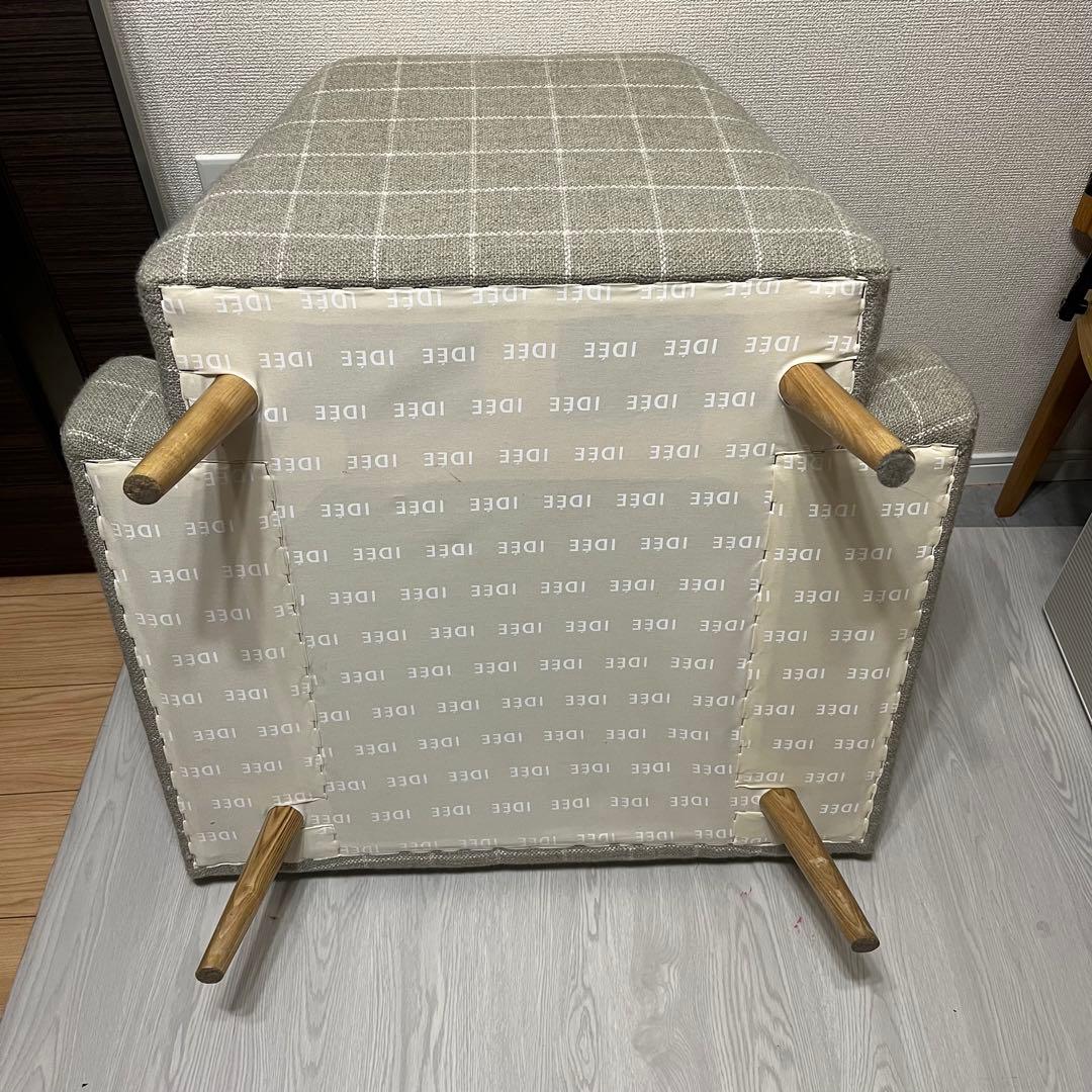【美品】IDEE 無印良品 AO SOFA グレー 1人掛け