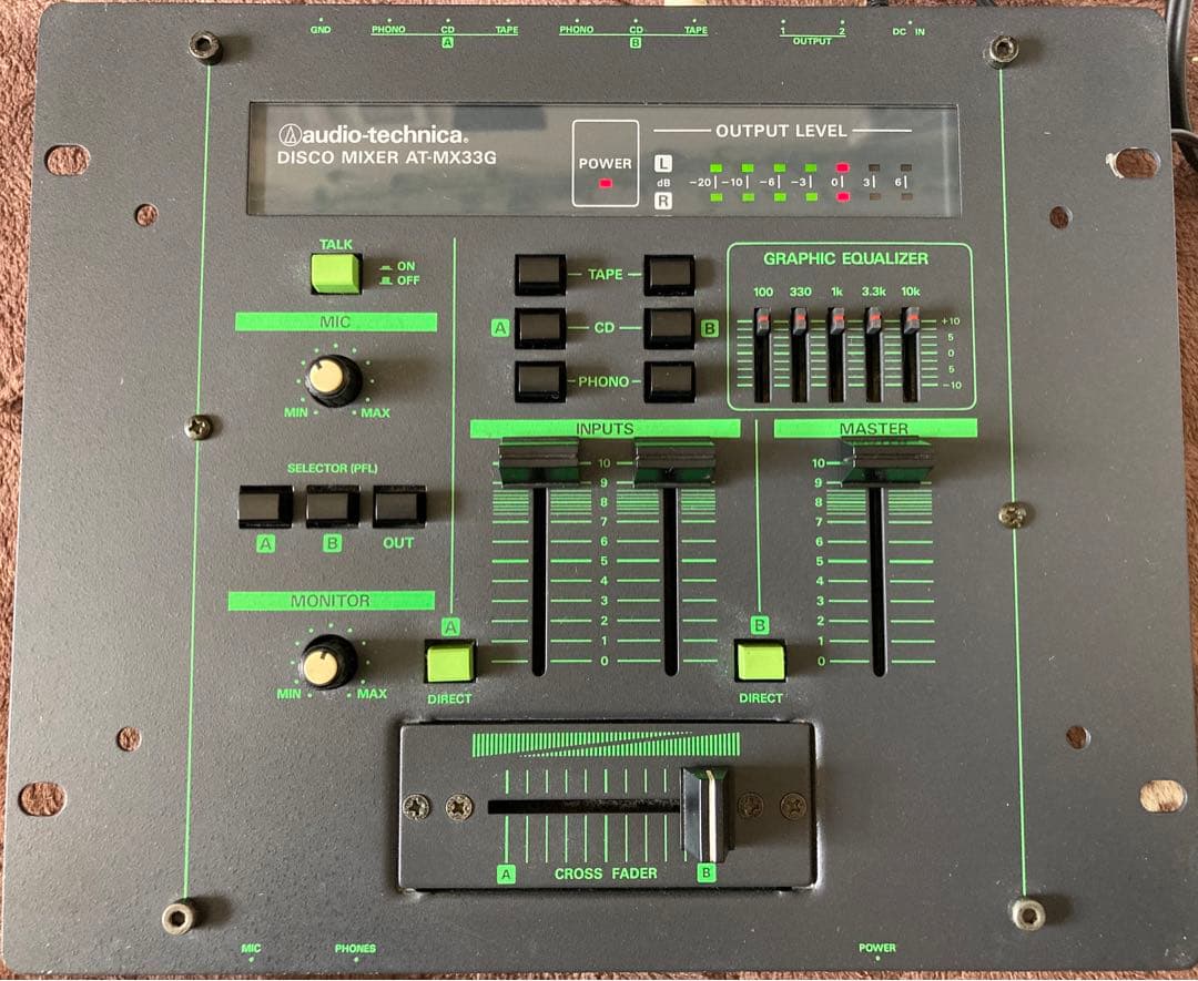 audio-technica ミクサーAT-MX33G