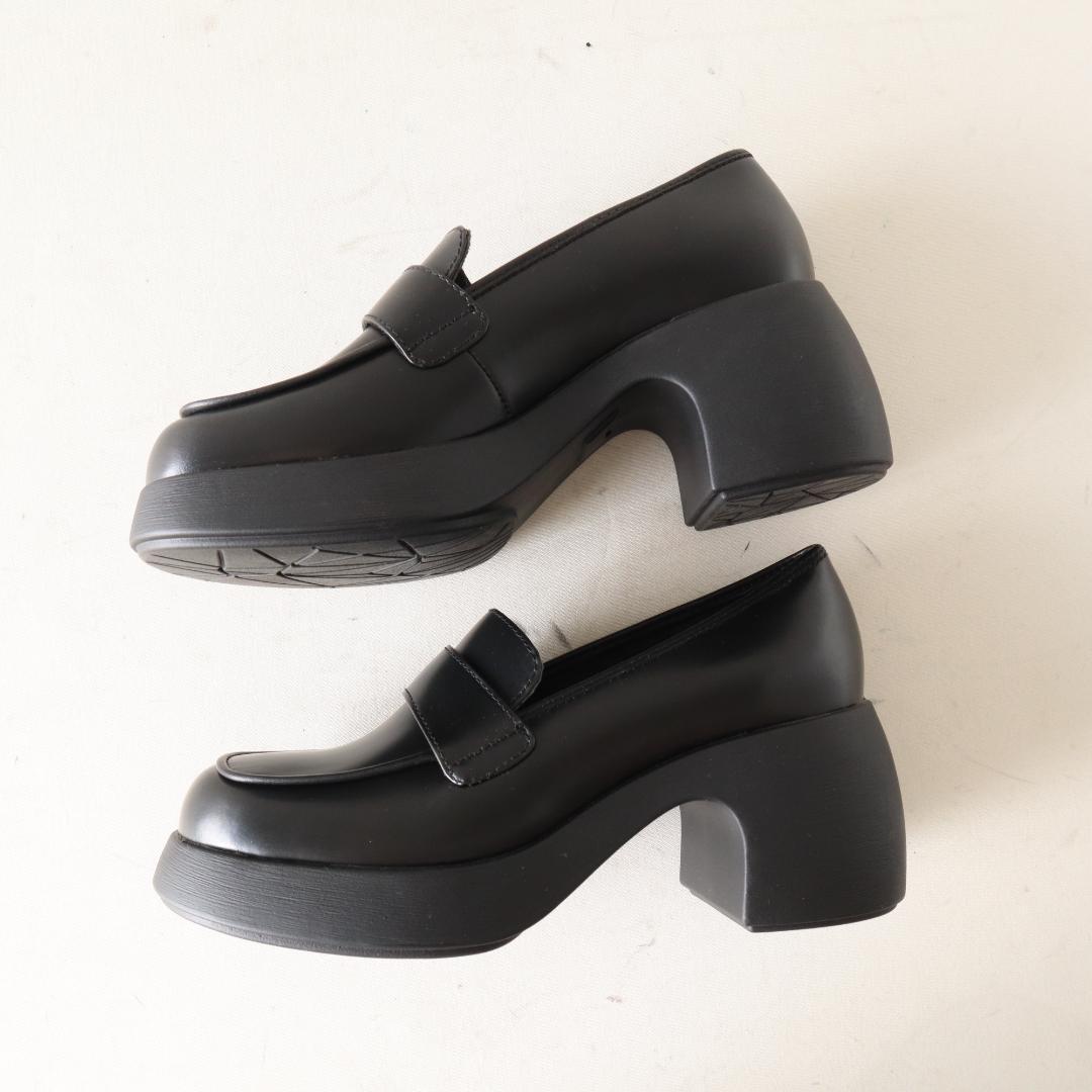 【極美品】カンペール THELMA テルマ 厚底ローファー黒 37 23.5cm
