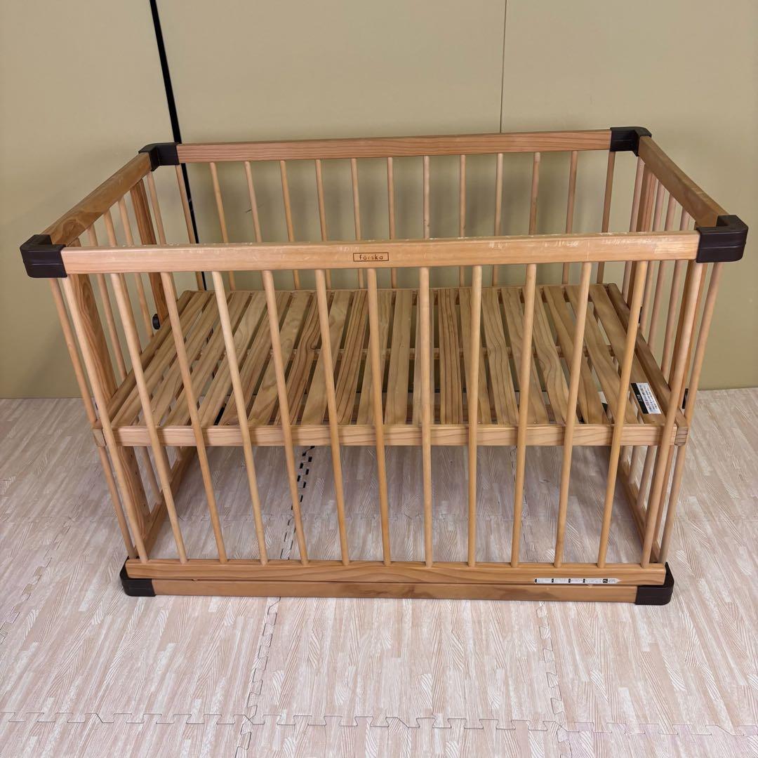 ☆除菌清掃済☆　ファルスカ　ベッドサイドベッド　ナチュラル