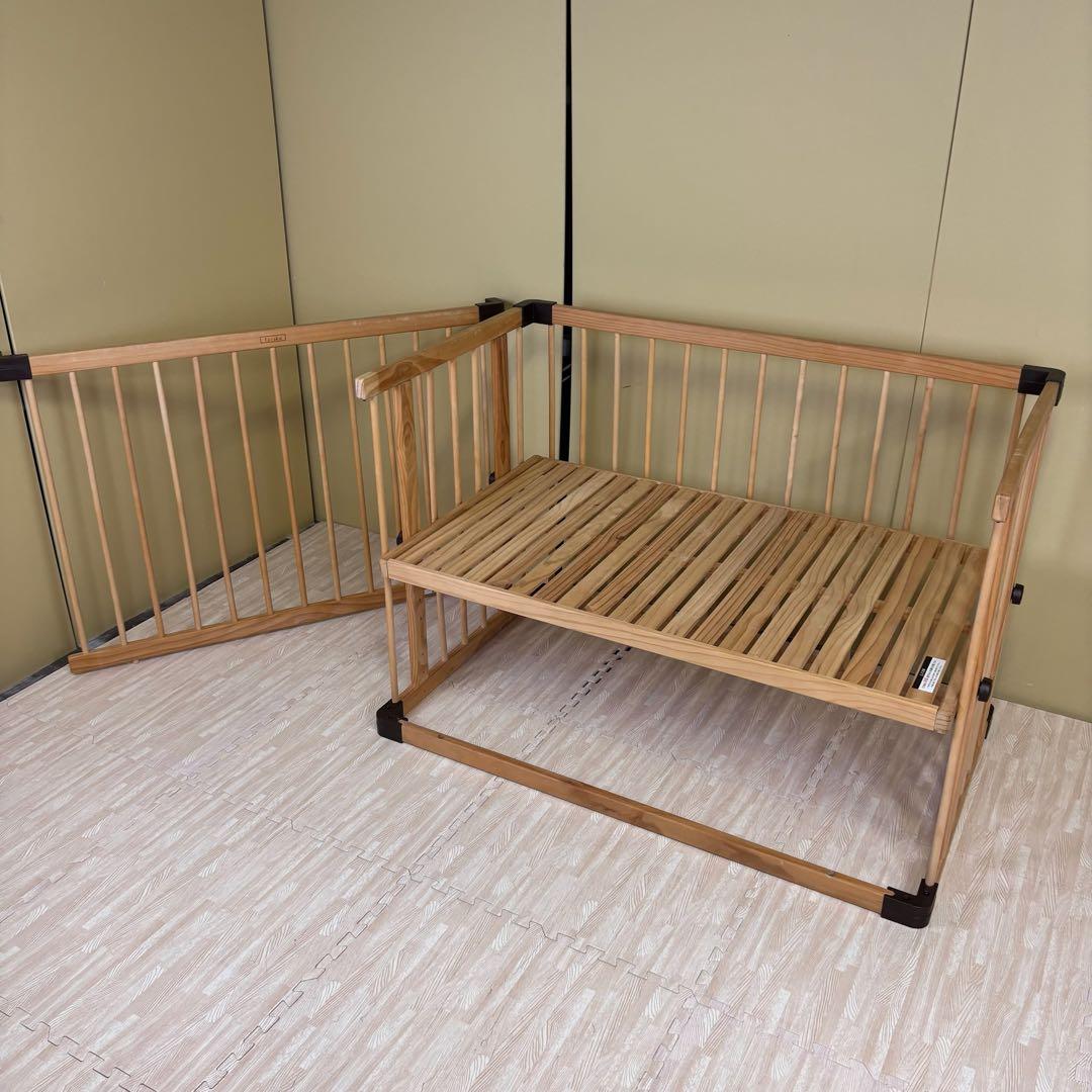 ☆除菌清掃済☆　ファルスカ　ベッドサイドベッド　ナチュラル