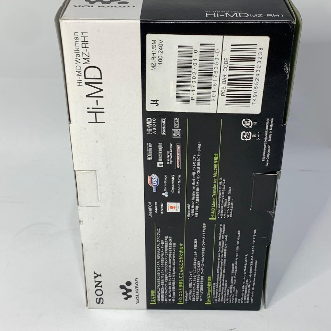 【新品未使用】Sony ポータブル MD ウォークマン MZ-RH1