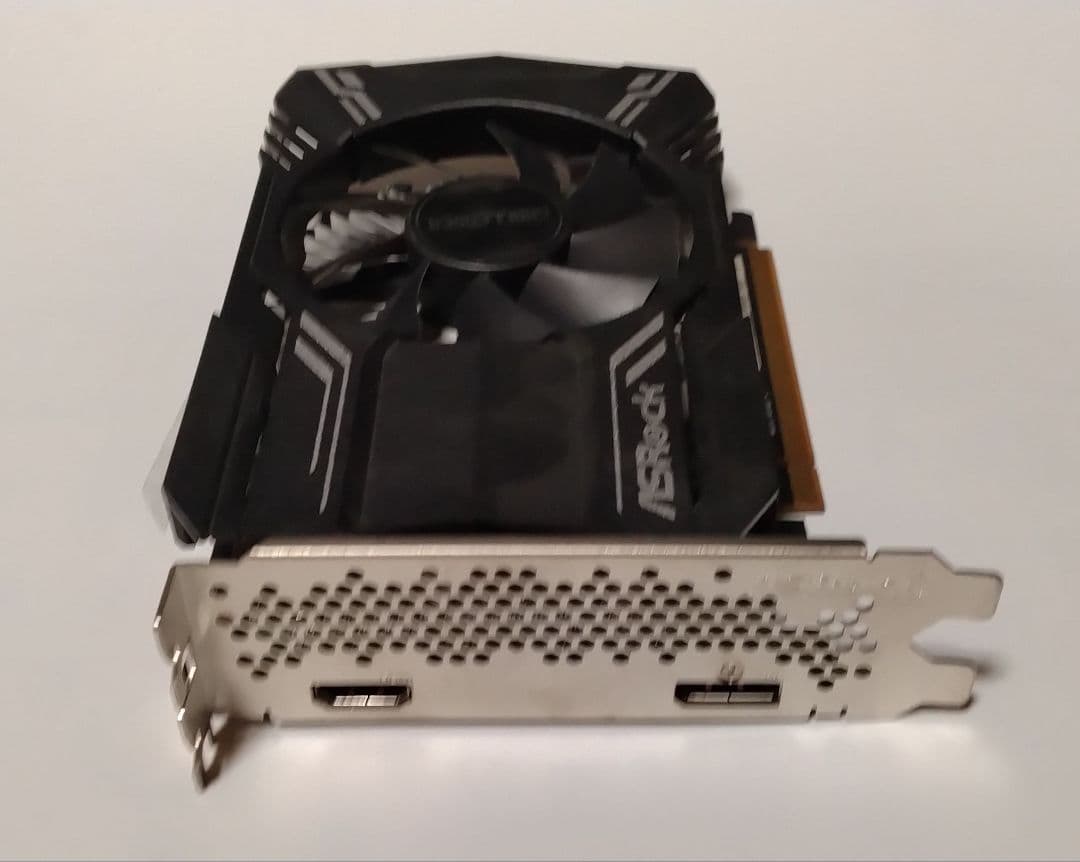 ASRock RX 6400 4GBグラフィックボード補助電源不要　動作確認済み