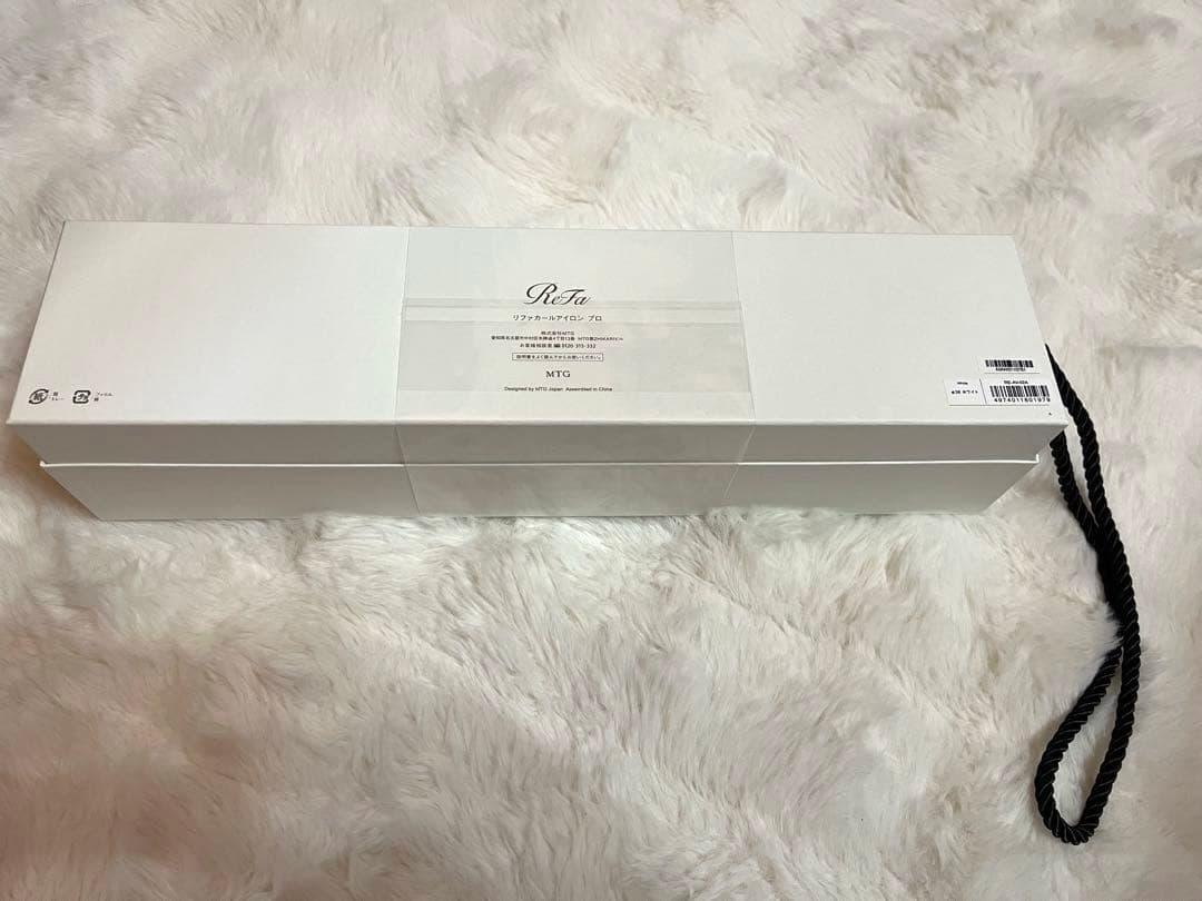 新品　ReFa カールヘアアイロン RE-AV-02A φ38 ホワイト