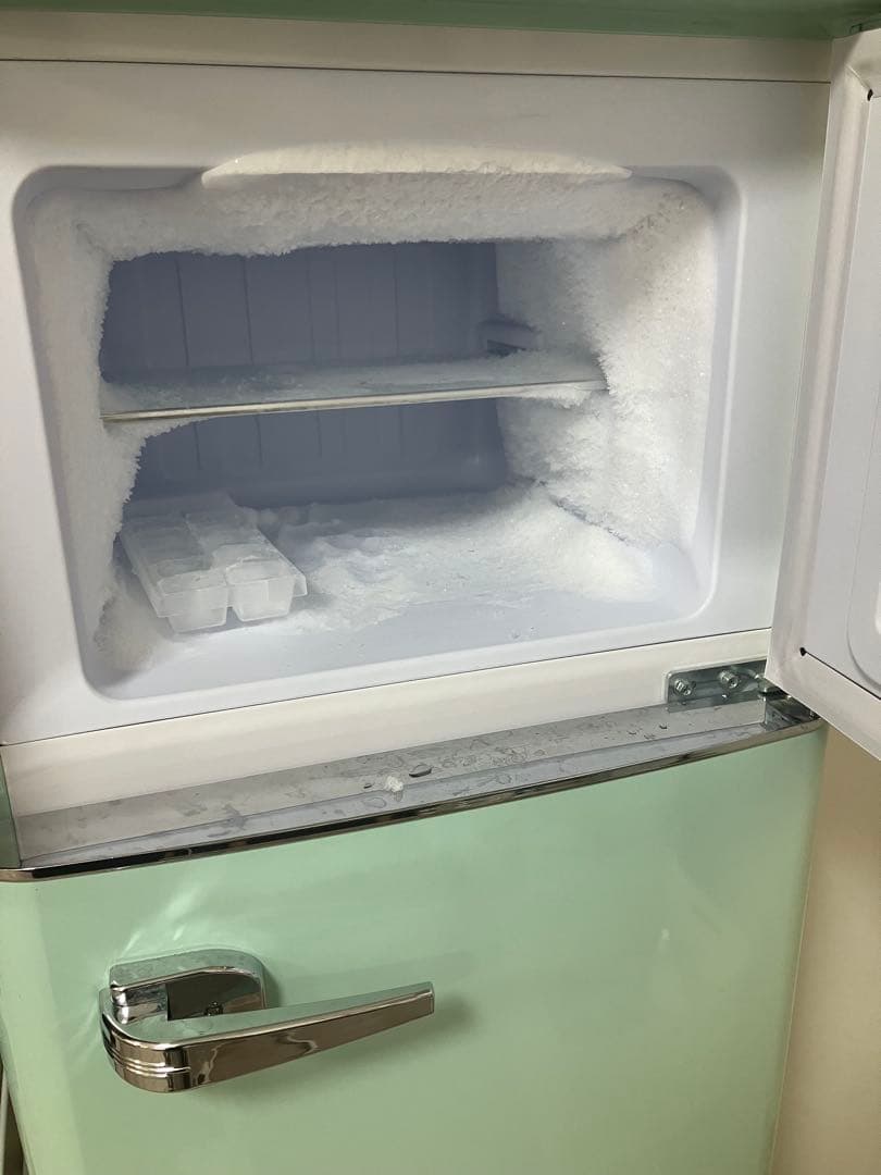 アイリスプラザ 冷蔵庫 114L 小型 ライトグリーン PRR-122D-LG