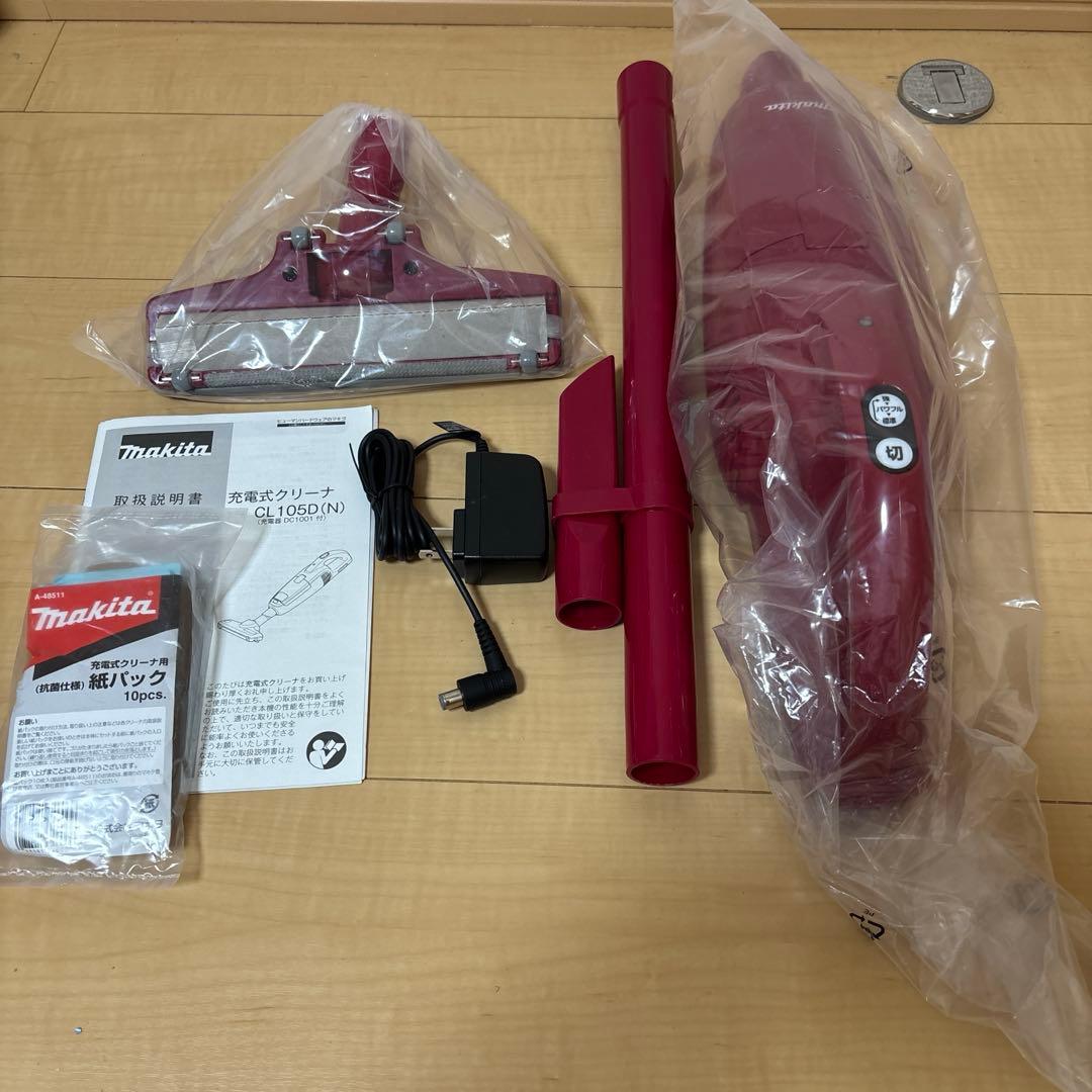 【未使用】マキタ 充電式クリーナー CL105DWNR