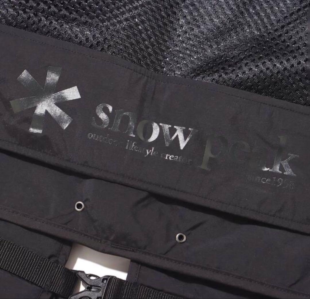 フィッシングベスト　【新品未使用】 peak スノーピーク　黒