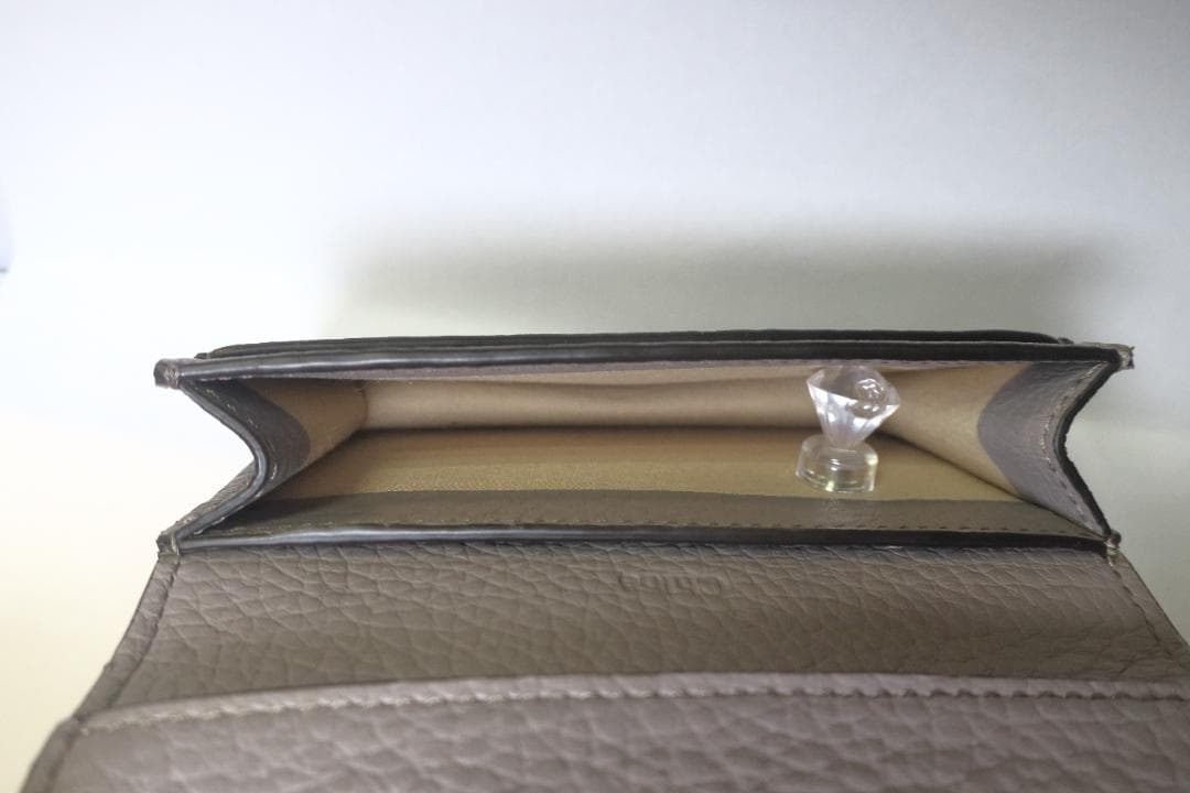 クロエ　カードケース　カシミヤグレー