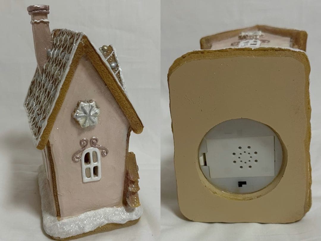 クリスマス 飾り オブジェ 置物 ピンク