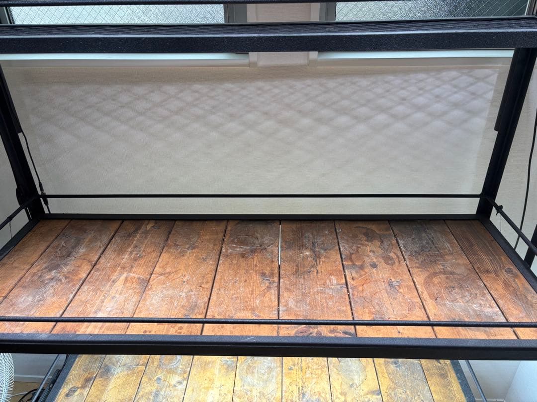 ボタニカルシェルフ　植物用金属ラック ダクトレール2段式