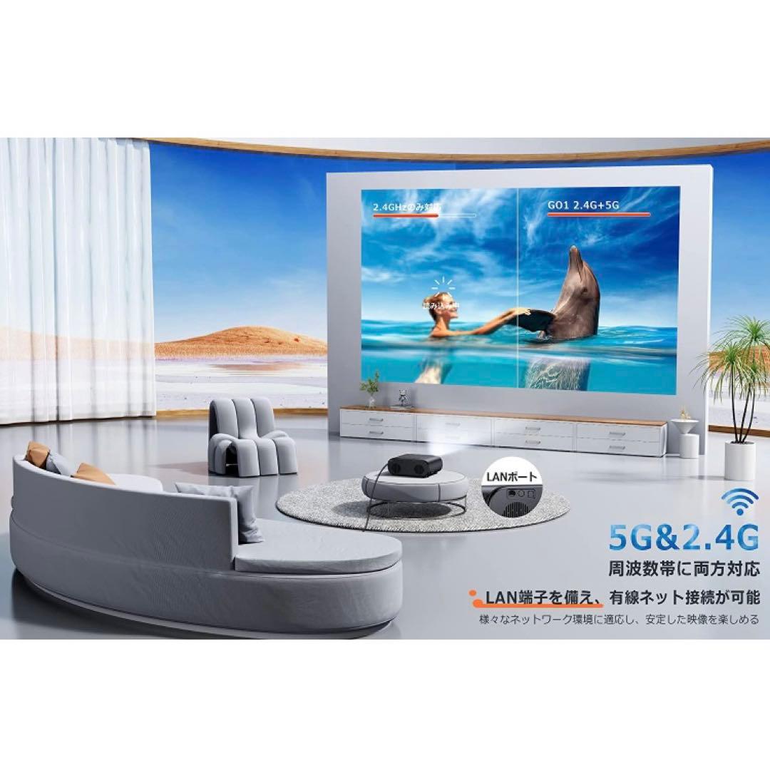 【ホームシアター】プロジェクター　bluetooth対応　4K対応　お家時間