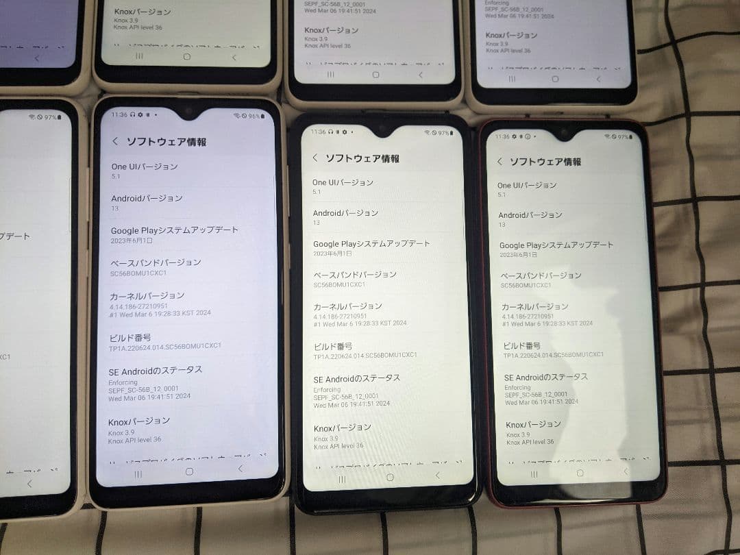 GalaxyA22 5G SC-56B android13 Simフリー14台