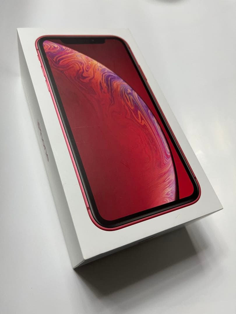 Apple iPhone XR レッド 128GB、本体付属品付き