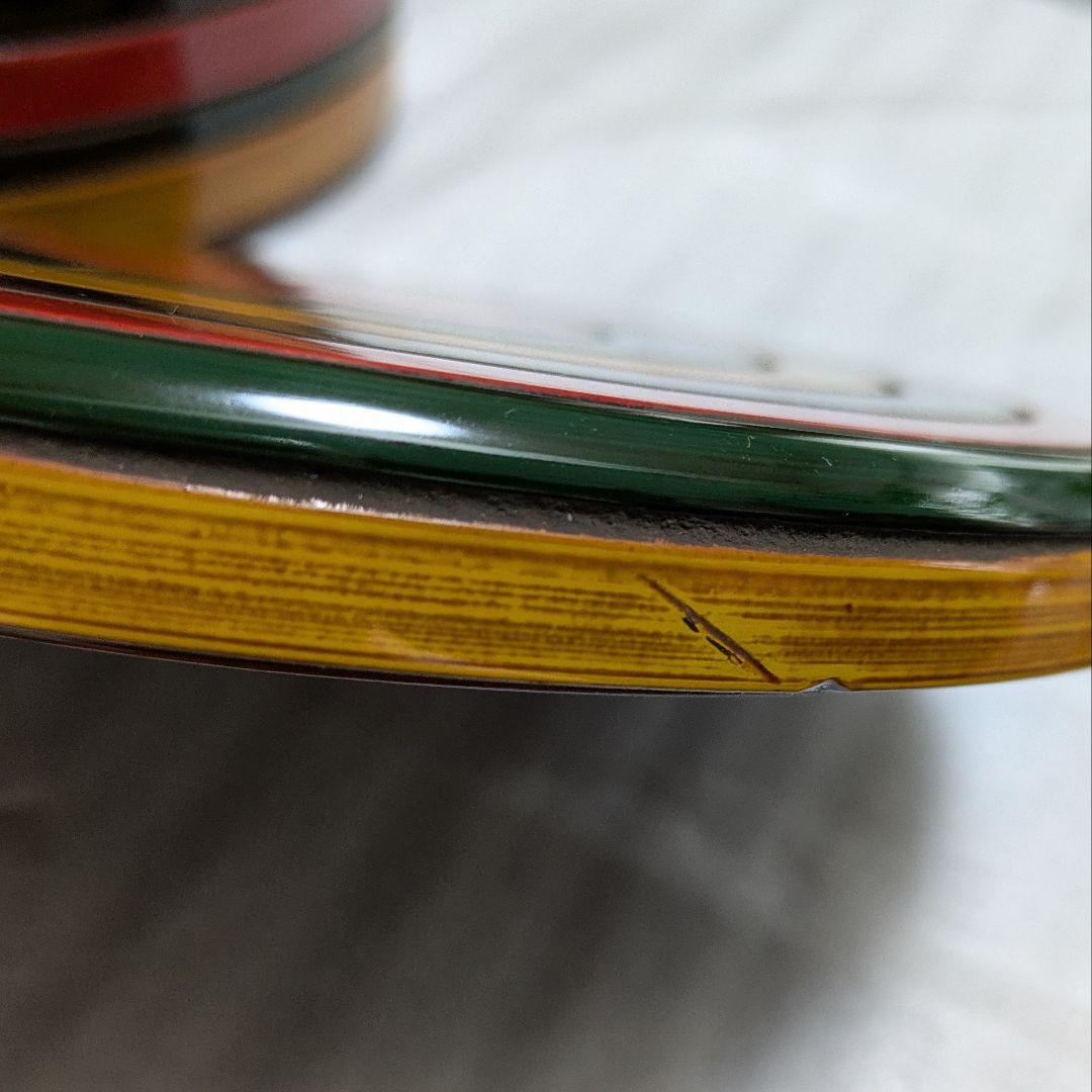 コマ二段丸重とコマ小器11碗 香川漆器　独楽塗