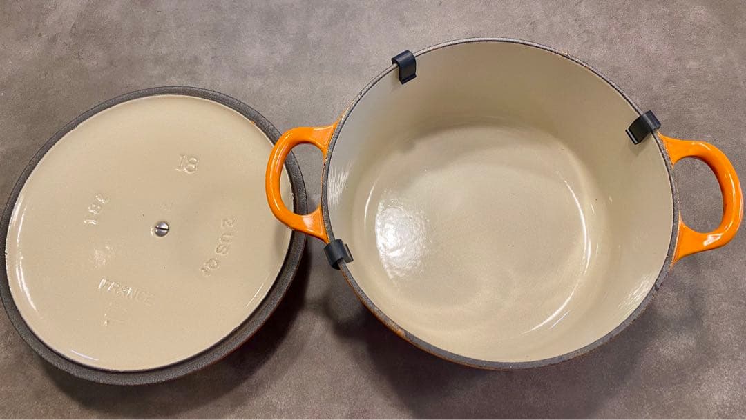【yokai】Le Creuset 鍋 オレンジ 22cm
