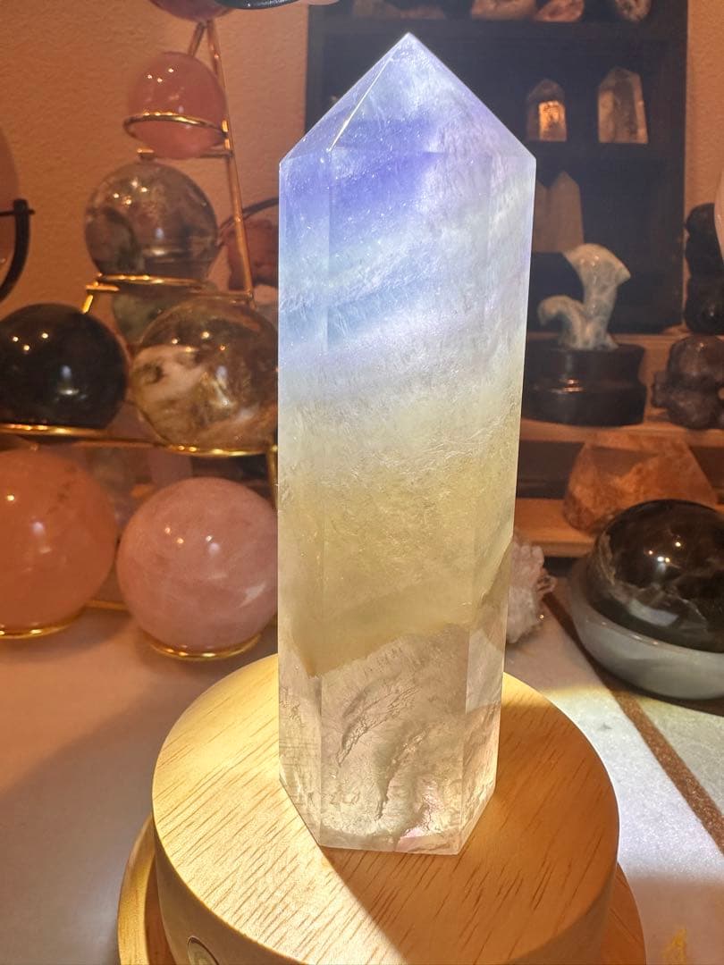 フローライトポイント♡キャンディーフローライト六角柱A